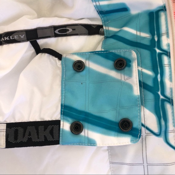 🌿 OAKLEY 🌿 multicoloured unisex freight snow jacket thinsulate anorak size L - Picture 11 of 15